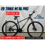 【PM to NEGO】BASIKAL 29" MTB TRINX M136PRO 21SPEED ALLOY ❗FREE SHIPPING WEST M'SIA SHJ❗