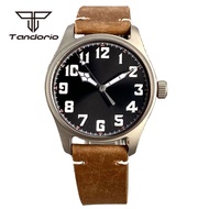 Tandorio Titanium Ultralight Dive 39mm Mens Pilot Watch Automatic Miyota 8215/PT5000 Movt AR Sapphir