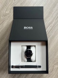 HUGO BOSS 手錶 HB1570074 SET HORLOGE 40 MM EN PEN ZWART