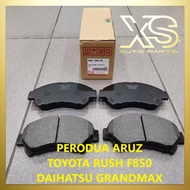 100% ORIGINAL DAIHATSU PERODUA ARUZ TOYOTA RUSH F850 GRAND MAX FRONT DISC BRAKE PAD 04465–YZ200 0446