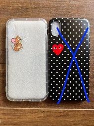 全新 New iPhone XS case 手機軟殼 - Tom &amp; Jerry - 潮牌心心 PLAY Comme Des Garçons