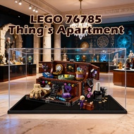 Display Box & Storage Organizer Transparent 透明收纳盒 untuk Figure Labubu LEGO 76785 Little Ones Apartme