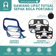 AERA Portable Soccer Goal | Children's Folding Goal | Portable Mini Soccer Game | Portable Mini Goal