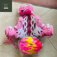 Roller skates, roller skates with flash sport, free hat and hand and foot protectors