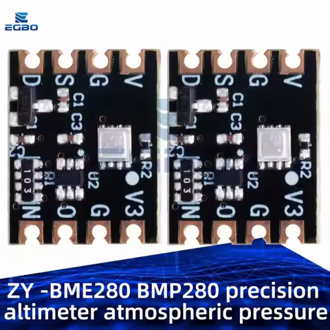 ZY -BME280 BMP280 precision altimeter atmospheric pressure BME280 sensor module for arduino（black）