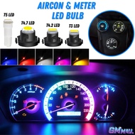 CAR METER LED BULB T5 T4.7 T4.2 T3 Aircond Dashboard Meter LED Bulb RPM light Mentol Lampu kereta
