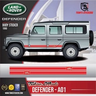 LAND ROVER DEFENDER CAR BODY STICKER SET DEFENDER - A01