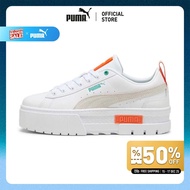 PUMA EVOLUTION - รองเท้าผ้าใบผู้หญิง Mayze Womens Sneakers สีขาว - 38198347