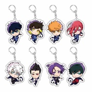 GANTUNGAN Blue lock anime keychain - acrylic blue lock anime keychain