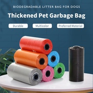 【Local Delivery】15pcs Per Roll Pet Garbage Bags Clean Garbage Bags Dog Trash Poop Bag