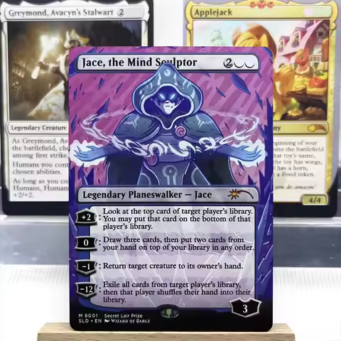 SLD SLU CLU HOLO3-Ⅰ01 Tcg cards proxy magical the Jace, the Mind Sculptor Greymond, Avacyn's Stalwar