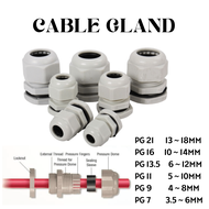 4PCS CABLE GLANDS PVC NYLON Cable Grommet Waterproof PG7 PG9 PG11 PG13.5 PG16 PG19 PG21 PG24 PG29 Ny