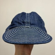 日牌 🇯🇵 TCB Jeans 40's One Wash Denim Cap S Made in Japan 10.5oz Size M 牛仔 丹寧 機修帽 戰俘帽 中碼 ⚠️ 只售不換 / 睇清楚