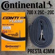 Conti Tube Race Bicycle Inner Tube CONTINENTAL 700C 20-25 Valve 42mm