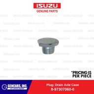 ☽♗Isuzu Drain Axle Case Plug for Alterra, Crosswind, D-MAX, mu-X (8-97307060-0) (Genuine Parts)