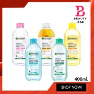 Garnier Micellar Water การ์นิเย่ไมเซลล่าวอเตอร์ คละสูตร 400ml.