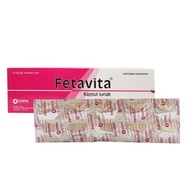 op Fetavita Strip - Vitamin Ibu Hamil dan Menyusui - 10 Kapsul - Original vi
