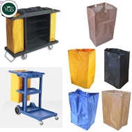 1F REEMOOR Hotel Housekeeping Rubbish Holder, Thicken Large Capacity Cleaning Cart Bag, Convenient R