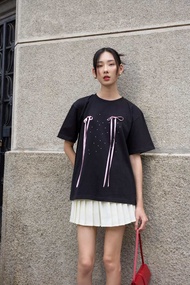 Ceci Cela - Áo thun rộng nơ Blink tee