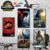 Jurassic World Rebirth TNG Pelekat - Tng Touch N Go/Bank kad pelekat pelindung (Beli 4 Percuma 1)(TN