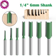 6MM SHANK STRAIGHT MILLING ROUTER BIT / STRIAGHT CUTTING ROUTER BIT