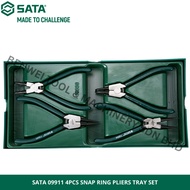 SATA 09911 4PCS SNAP RING PLIERS TRAY SET / EXTERNAL SNAP RING / INTERNAL SNAP RING