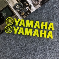 For YAMAHA XMAX NMAX MIO Y15ZR Aerox Y15zr Motorcycle Body Reflective Stickers Yamaha Logo Emblem Decal Decor Visor Fender Shock Absorber Motor Bike Scooter Accessories Stickers