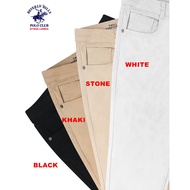 Beverly Hills Polo Club Men’s Cotton Twill Pants in Khaki,Black,White,Stone 25KEE1783
