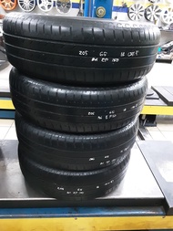 Used Tyre Secondhand Tayar BRIDGESTONE ECOPIA EP150 205/65R16 50% Bunga Per 1pc