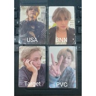Official PC Photocard Album Layover BTS V Taehyung USA BNN Barnes &amp; Noble Target PVC