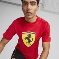 PUMA AUTO - เสื้อยืดผู้ชาย Scuderia Ferrari Big Shield สีแดง - APP - 53817502