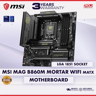 MSI MAG B860M MORTAR WIFI MATX LGA1851 MOTHERBOARD (3 Years Warranty)
