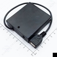 Battery Box, 4xAA USB Battery Tray On-Off Switch Cover Smart Components
