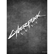 Yunchuang car sticker cyberpunk cyberpunk2077Game logo car electric vehicle motorcycle waterproof su