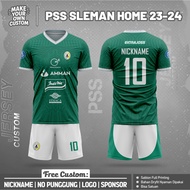 JERSEY Football Jersey P$$ SL3MAN H0ME 2023-2024 Short Dryfit Milano Custom Full Printing