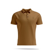 KREST Kaos Polo Shirt Almond DIjon Coklat Susu Baju Kerah