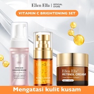 [BPOM] ELLEN ELLA Anti Aging 3pcs Set Cleaner 120ml+ 4X Retinol Serum