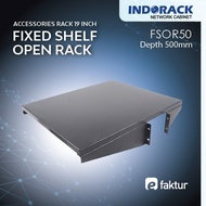 Fixed Shelf Open Rack Flat Shelf Server Rack D.500mm FSOR50