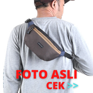 [112] NEW ARRIVAL   TAS SELEMPANG PRIA WAISTBAG SLING BAG DISTRO  MODEL TERBARU / LAKI LAKI / TAS MU