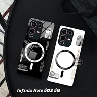 Case For Infinix Note 50S 5G - Softcase Glass Infinix Note 50S 5G - Casing Infinix Note 50S - Silico