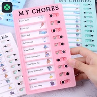 1F Creative Daily Planner List CHORES/WORK/STUDY Multicolor Task Boards Classified Card Reusable Sch