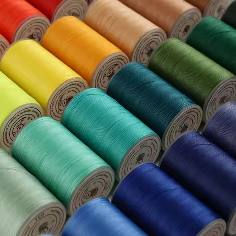 Round Leather Sewing Wax Thread Cord Handwork Knitting Craft Wax Thread for Leather DIY Project Neck