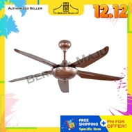 Elmark 54" AC Motor 3 Speed Remote Ceiling Fan SUPER999 (Bronze)