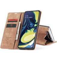 Samsung A80 / A90 Caseme Cover Leather Wallet - Black
