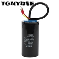 TGNYDSE CD60 Start Capacitor, 300uf 450V Motor Start Capacitor, Durable 50x100mm Pump Motor Capacito
