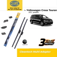 HELLA Cleantech Multi-Adapter Wiper Set for Volkswagen Cross Touran (24"/18")