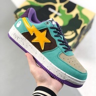A Bathing Ape (BAPE) BAPE STA Lightning star Low cut casual sports shoes skateboard shoes unisex NZ6