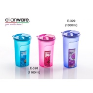 ELIANWARE 1100ml/1300ml E-Fresh BPA-FREE Water Tumbler 328/329 / Tupperware Tumbler / Botol Air / Pl