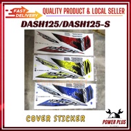 Stiker sticker body stripe cover set (6) honda dash125 dash125S dash 125 dash 125S DASH 125 S COVERS