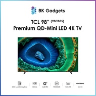 TCL 98" Premium QD-Mini LED 4K TV with HDR 3500 nits, 144hz, IMAX Enhanced, QLED PRO 98C855